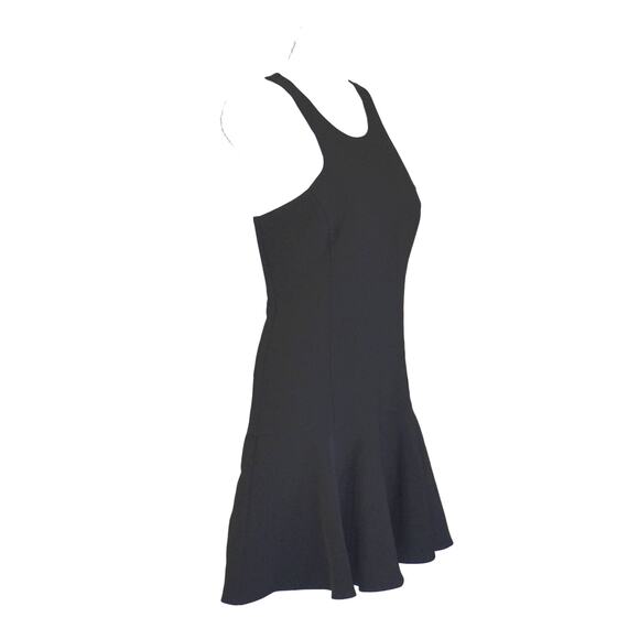 B5 Auth AMANDA UPRICHARD Black Fit & Flare Mini Dress Size P $185 - Picture 2 of 7